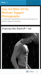 Mobile Screenshot of gay-male-art-blog.com